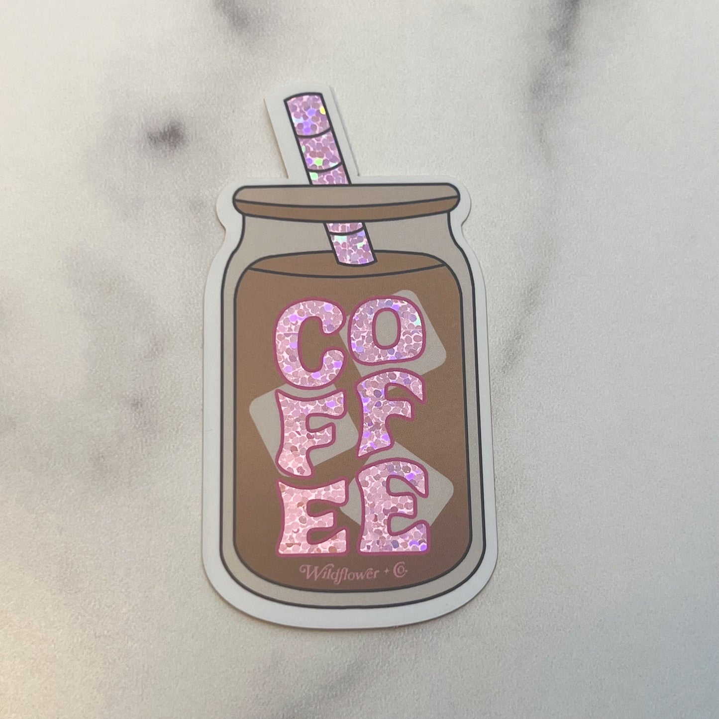 Iced Latte Sticker - Matcha or Coffee