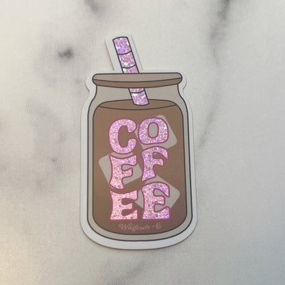 Iced Latte Sticker - Matcha or Coffee