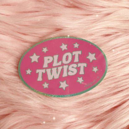 Cute Stickers - Plot Twist - Main Character - I Deserve a Little Treat - Running on Caffeine & Chaos