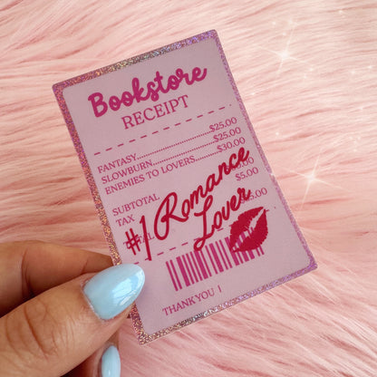 Bookstore Receipt Sticker