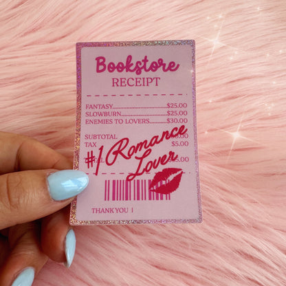 Bookstore Receipt Sticker