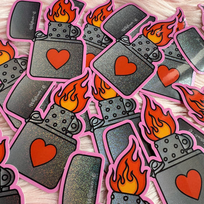 Lighter Sticker