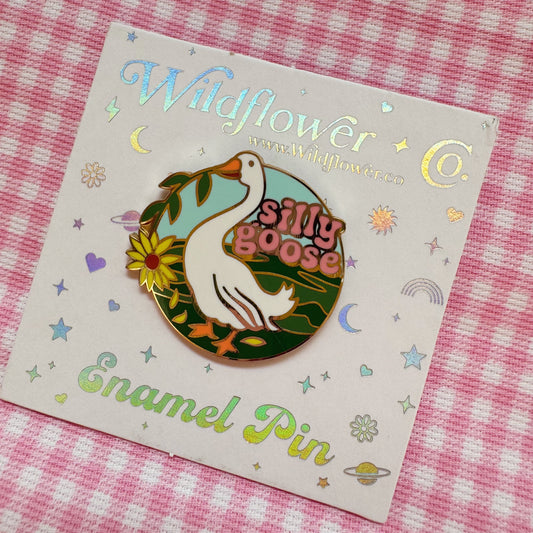 Silly Goose Enamel Pin