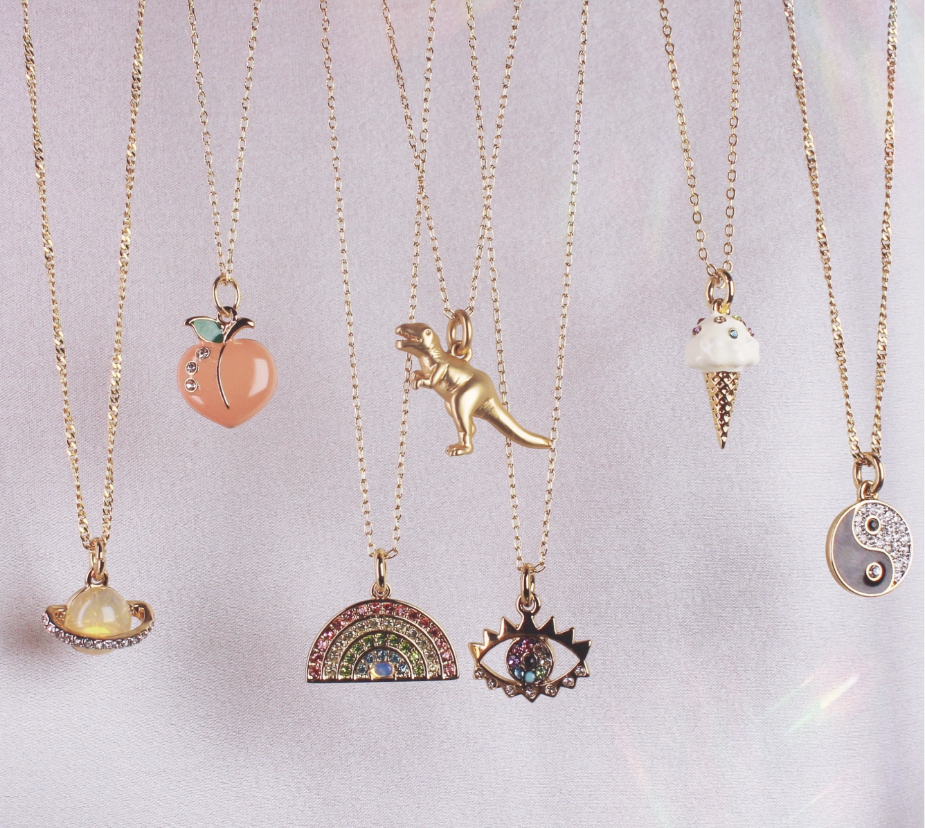 Custom Cluster Charm Necklace