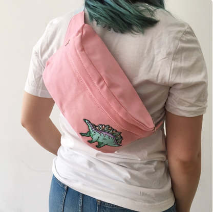 Crystal Stegosaurus Dinosaur Patch