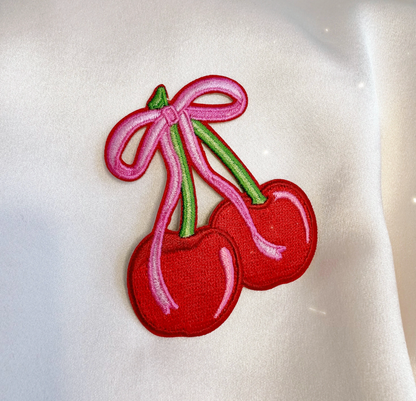Cherry Bow Patch
