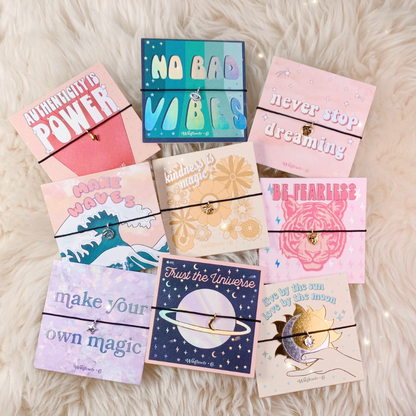 Tiny Charm Friendship Bracelets, Gold Dip or Sterling SIlver