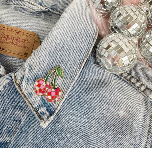 Disco Cherry Pin