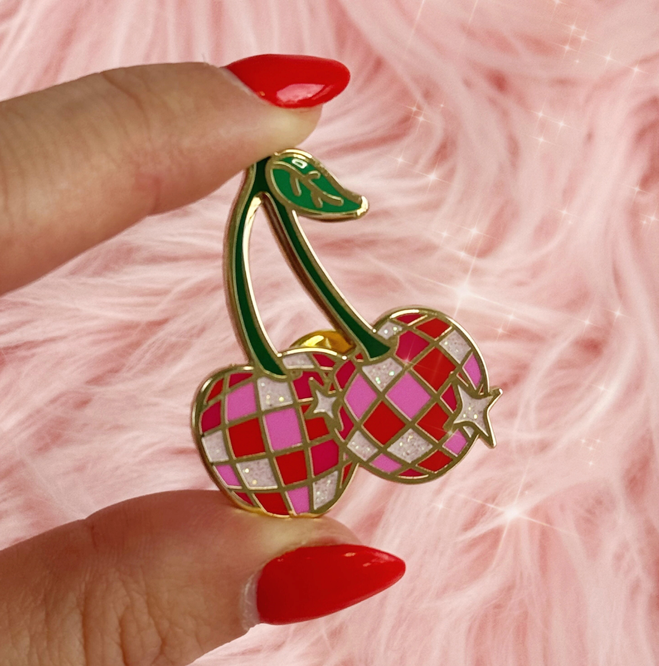 Disco Cherry Pin