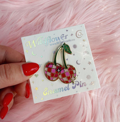 Disco Cherry Pin