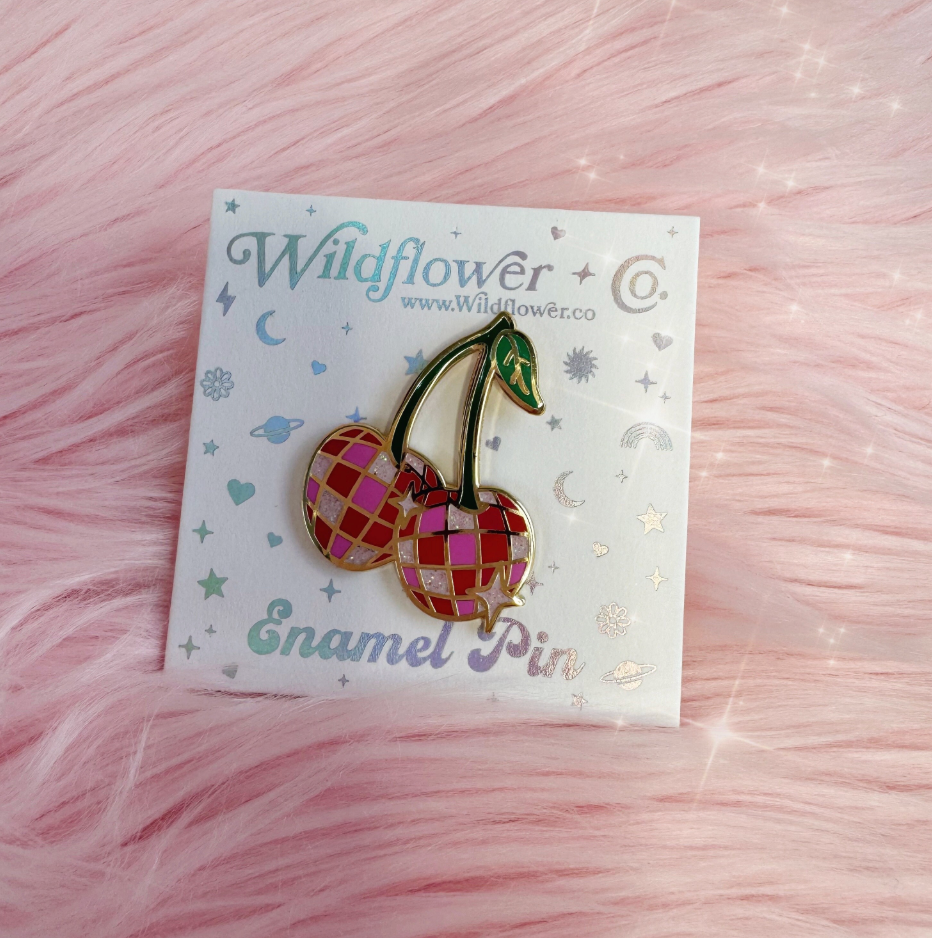 Disco Cherry Pin