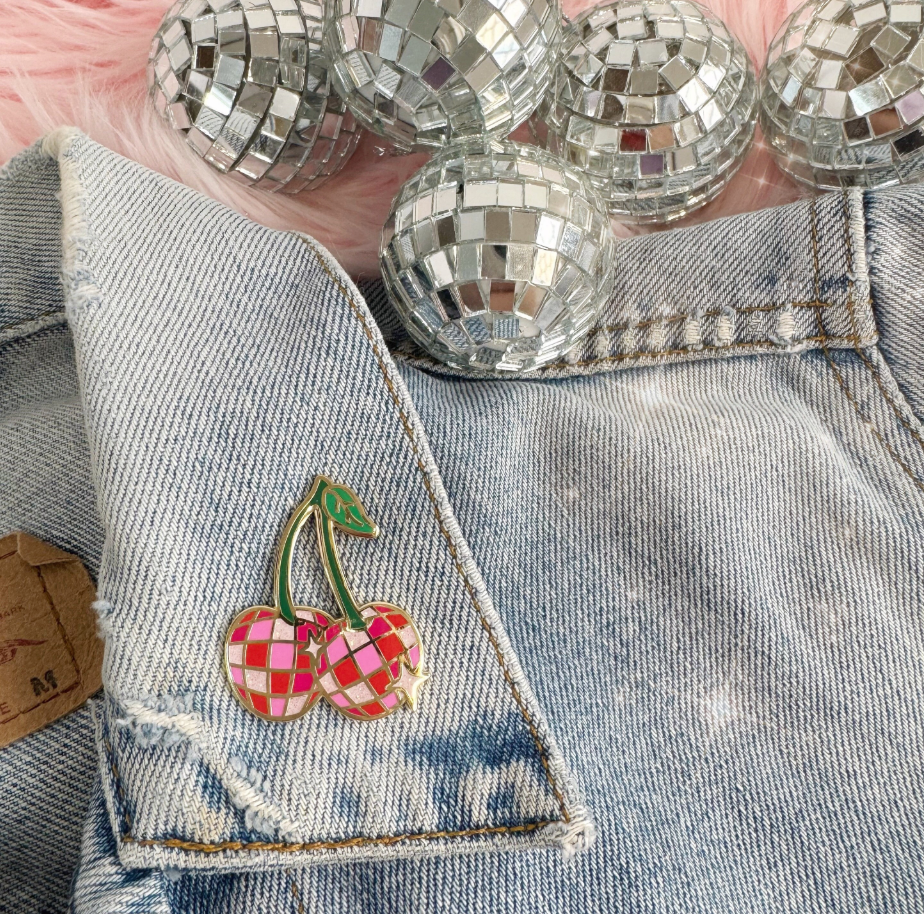 Disco Cherry Pin