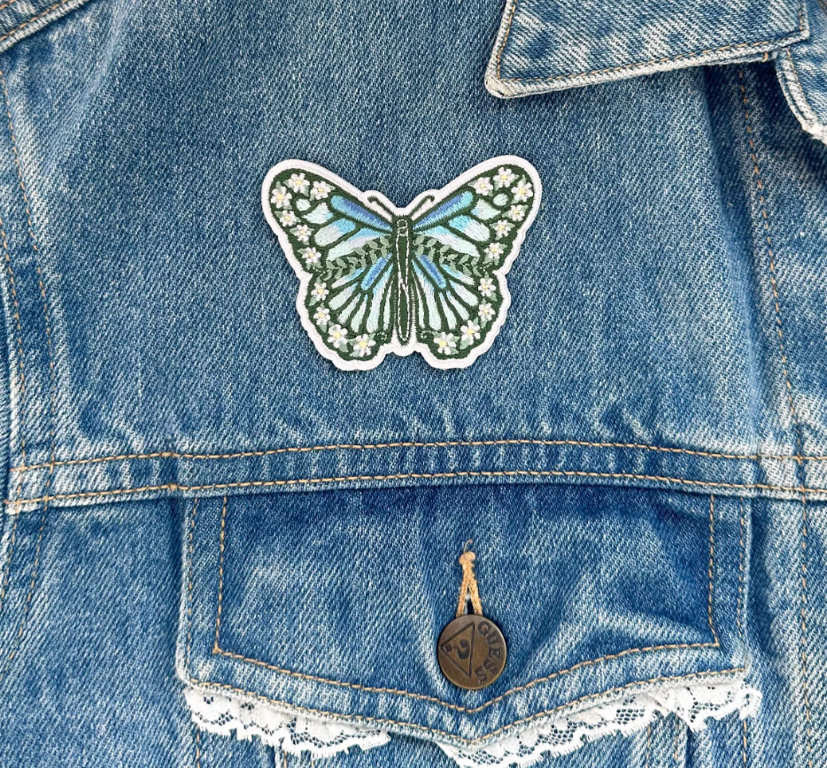 Daisy Butterfly Patch