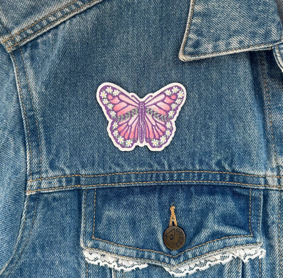 Daisy Butterfly Patch