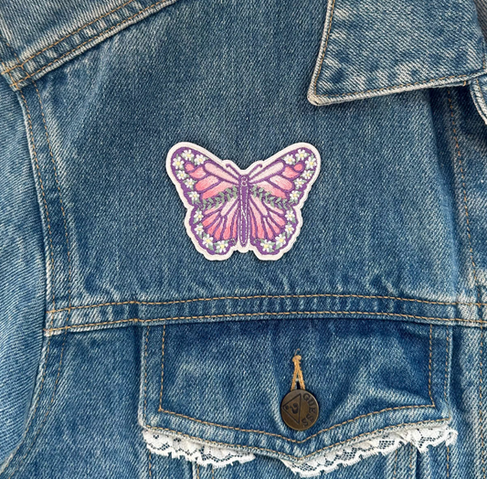 Daisy Butterfly Patch