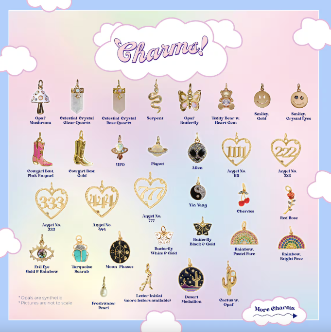 Charms for Personalized Necklaces & Bracelets