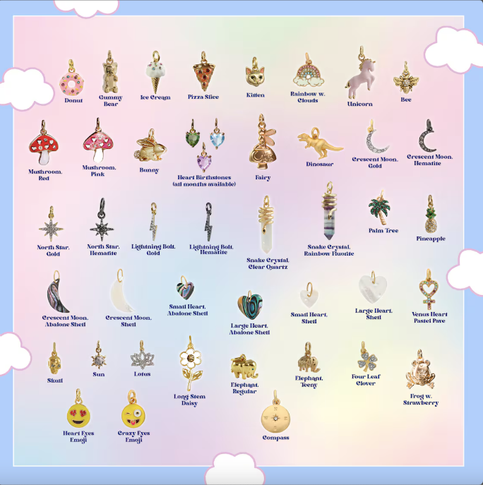 Charms for Personalized Necklaces & Bracelets