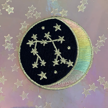 Zodiac Star Sign Constellation Patch