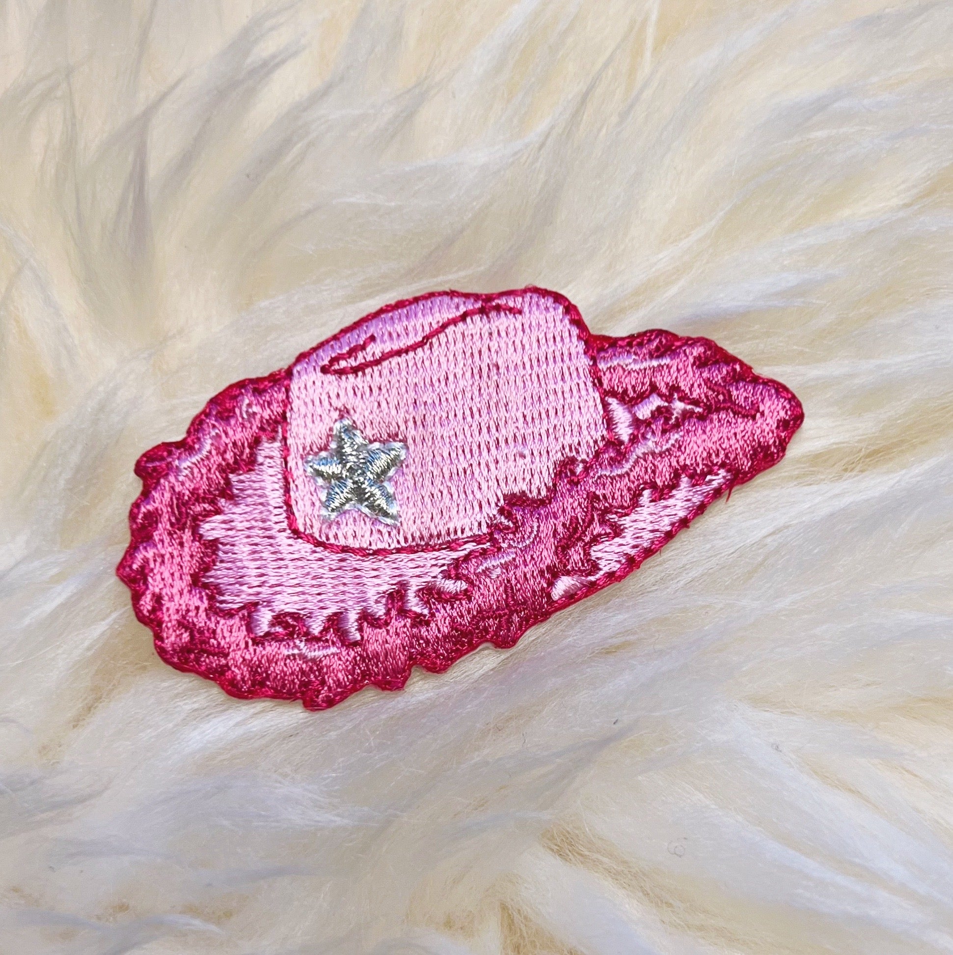 pink cowgirl patches - boot hat howdy - wildflower + co. HAT
