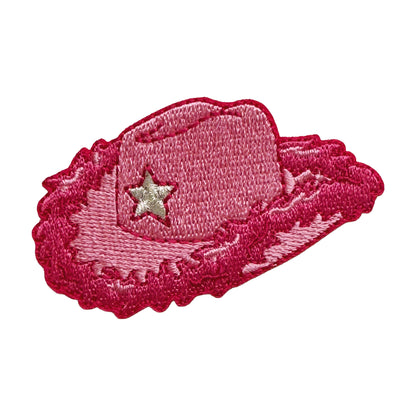 Pink Cowgirl Boot, Hat & Howdy Patches OS-Dup-0