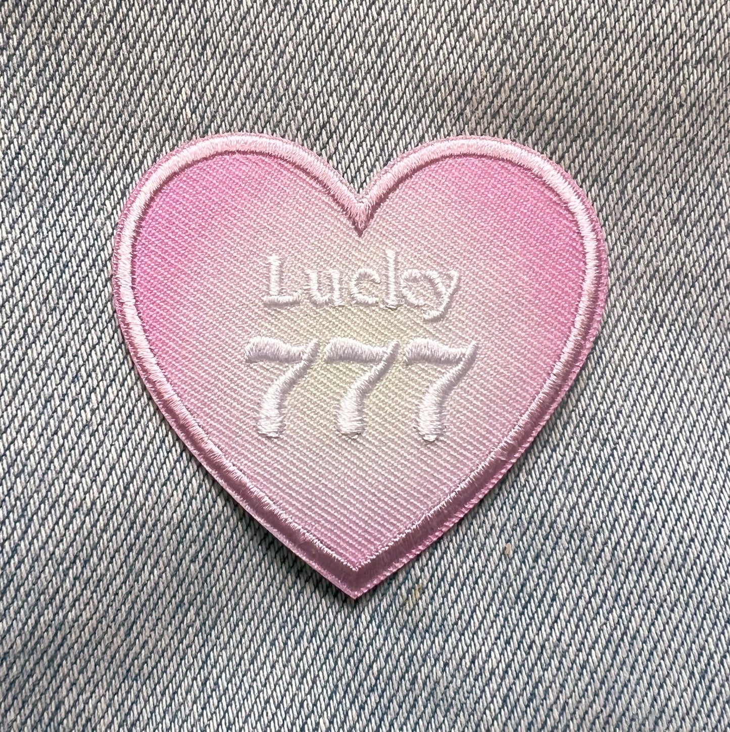 Angel Number Heart Patches - Wildflower + Co (2) LUCKY 777