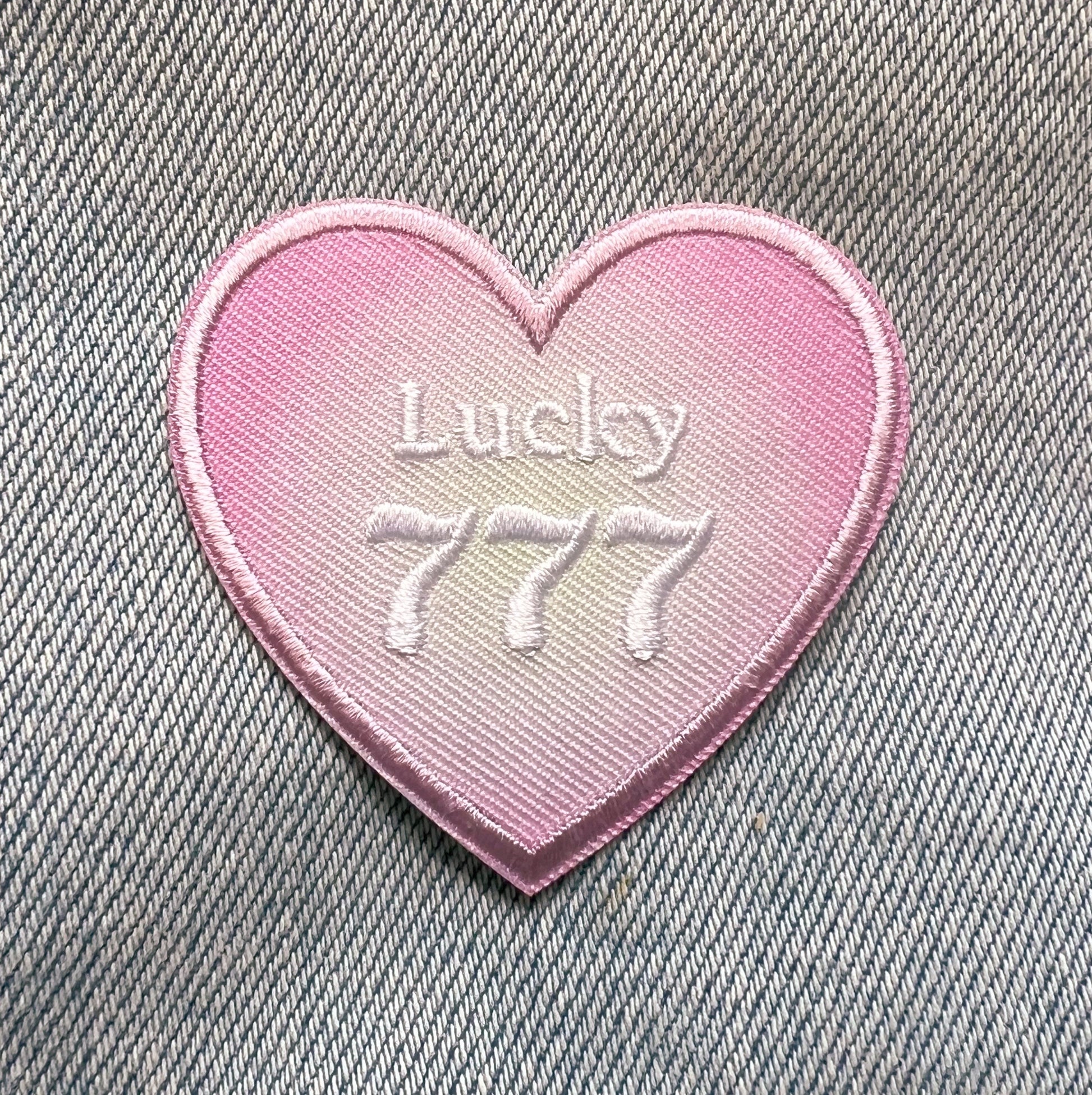 Angel Number Heart Patches - Wildflower + Co (2) LUCKY 777