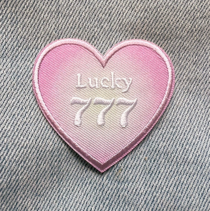Angel Number Heart Patches - Wildflower + Co (2) LUCKY 777