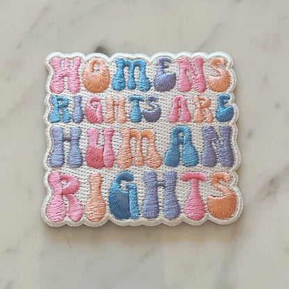 TR00583-MLT-OS - Womens Rights are Human Rights Patch - Wildflower + Co