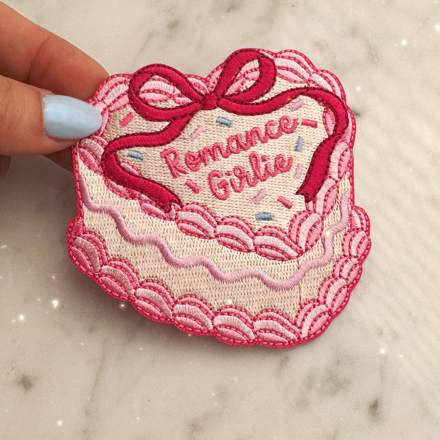 Romance Girlie Heart Cake Patch