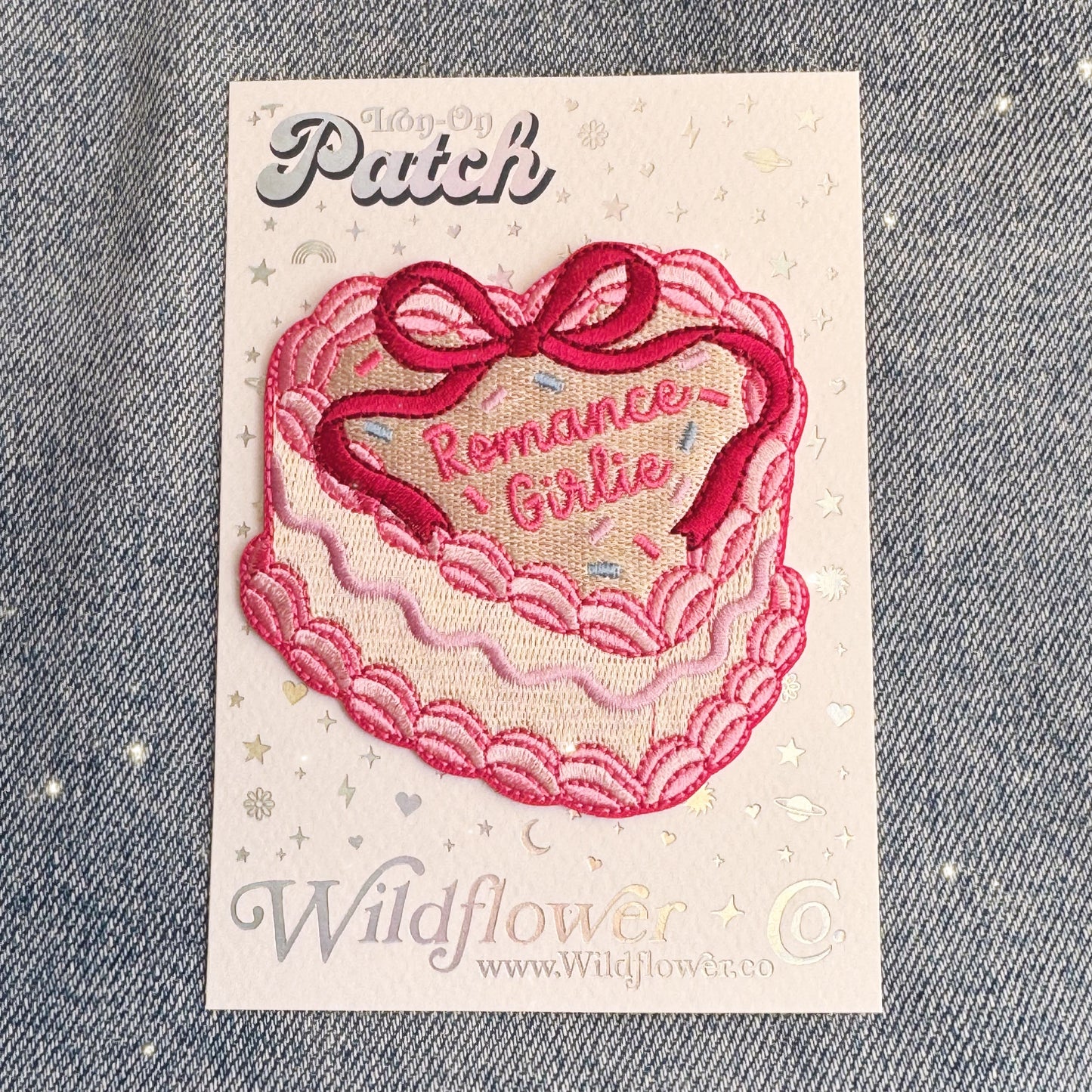 Romance Girlie Heart Cake Patch