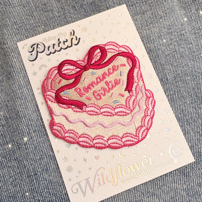 Romance Girlie Heart Cake Patch