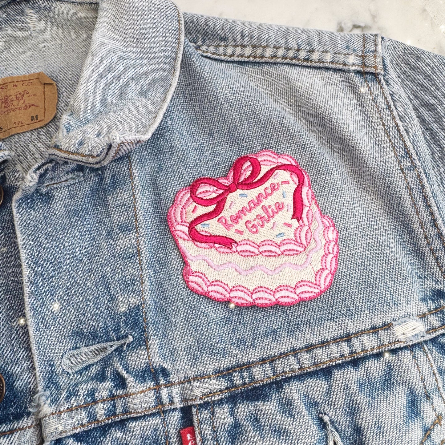 Romance Girlie Heart Cake Patch