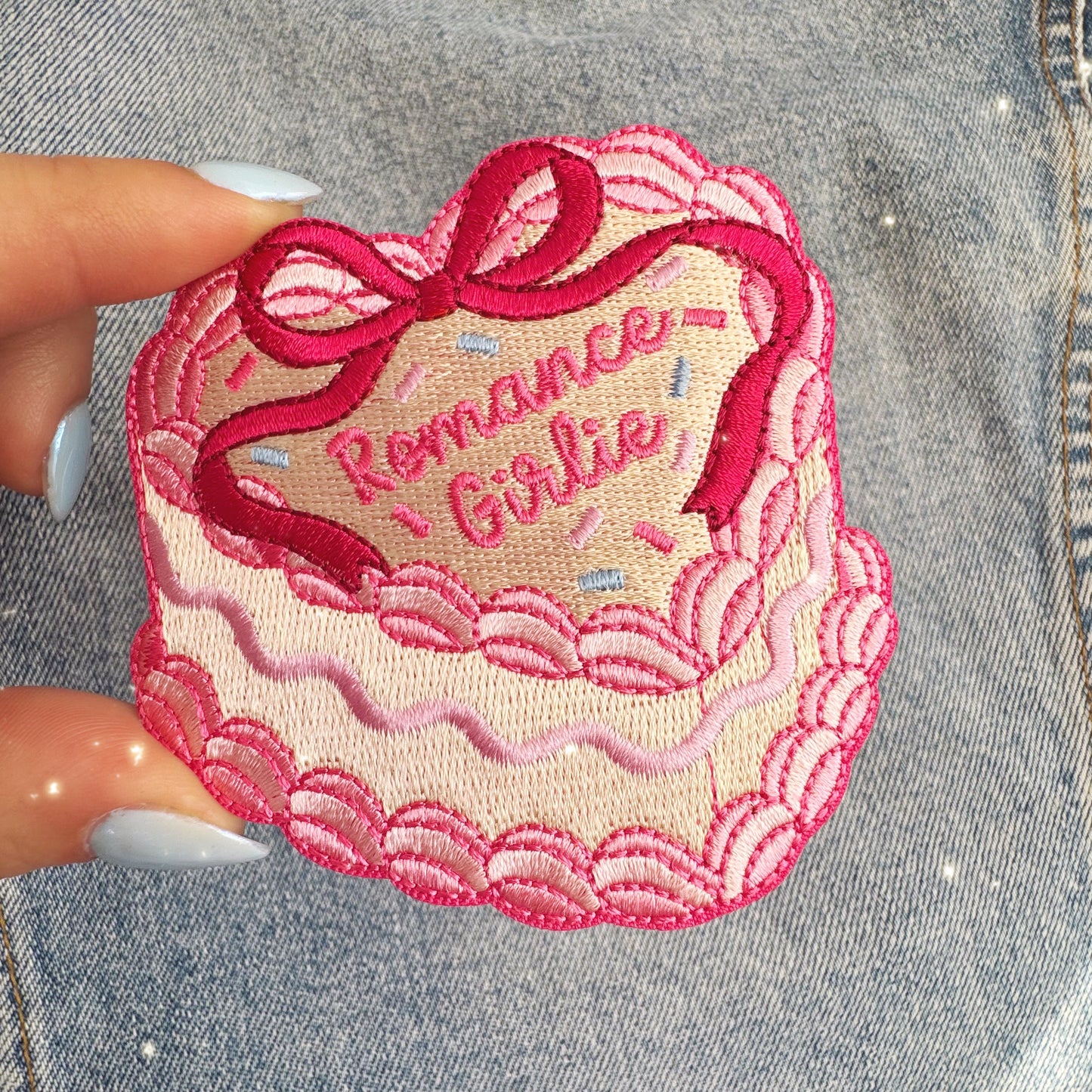 Romance Girlie Heart Cake Patch