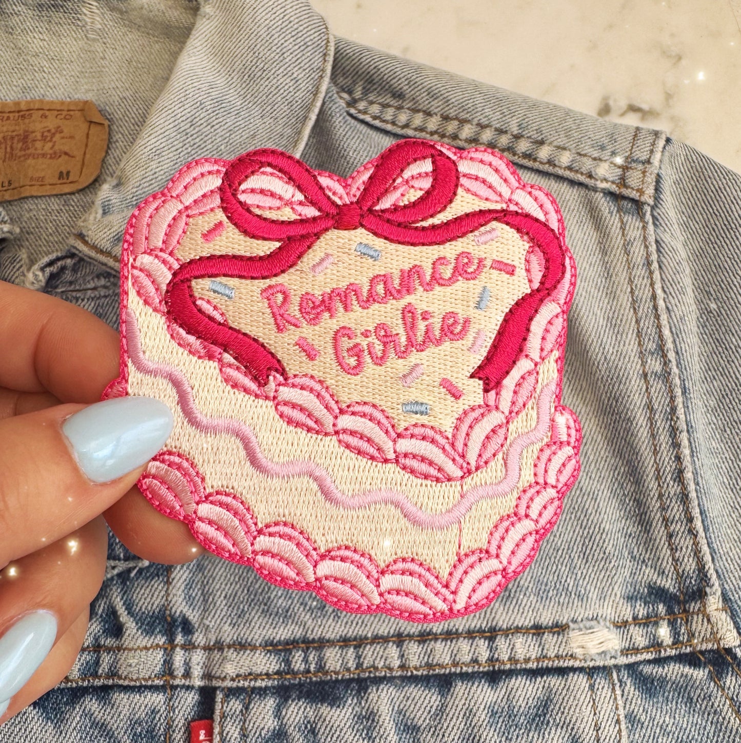 Romance Girlie Heart Cake Patch