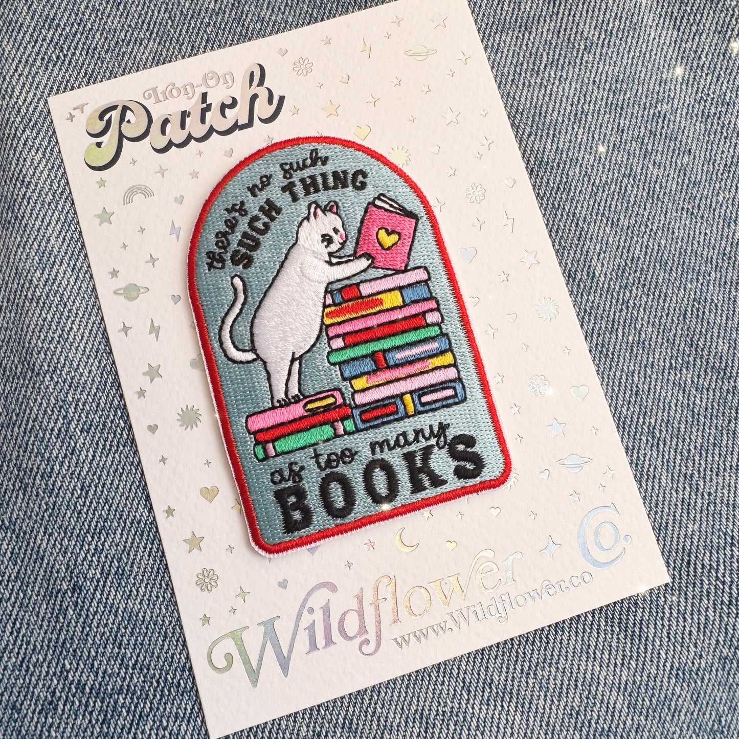 There's No Such Thing as Too Many Books Patch