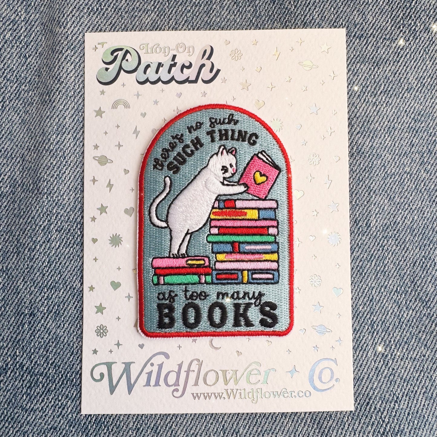 There's No Such Thing as Too Many Books Patch