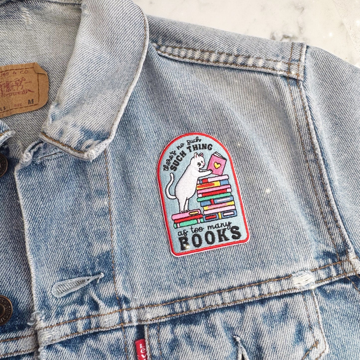 There's No Such Thing as Too Many Books Patch