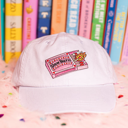 Bookish Baseball Hat with Embroidered Patch