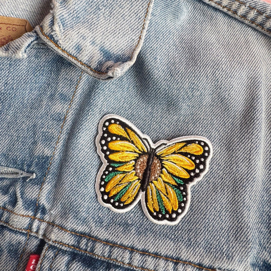 Sunflower Butterfly Patch