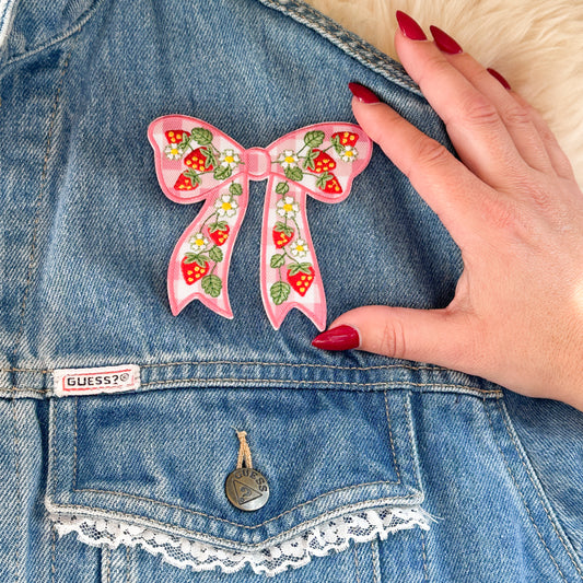 Strawberry Bow Patch