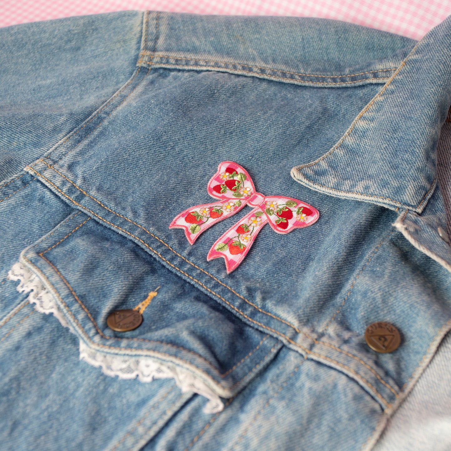 Strawberry Bow Patch