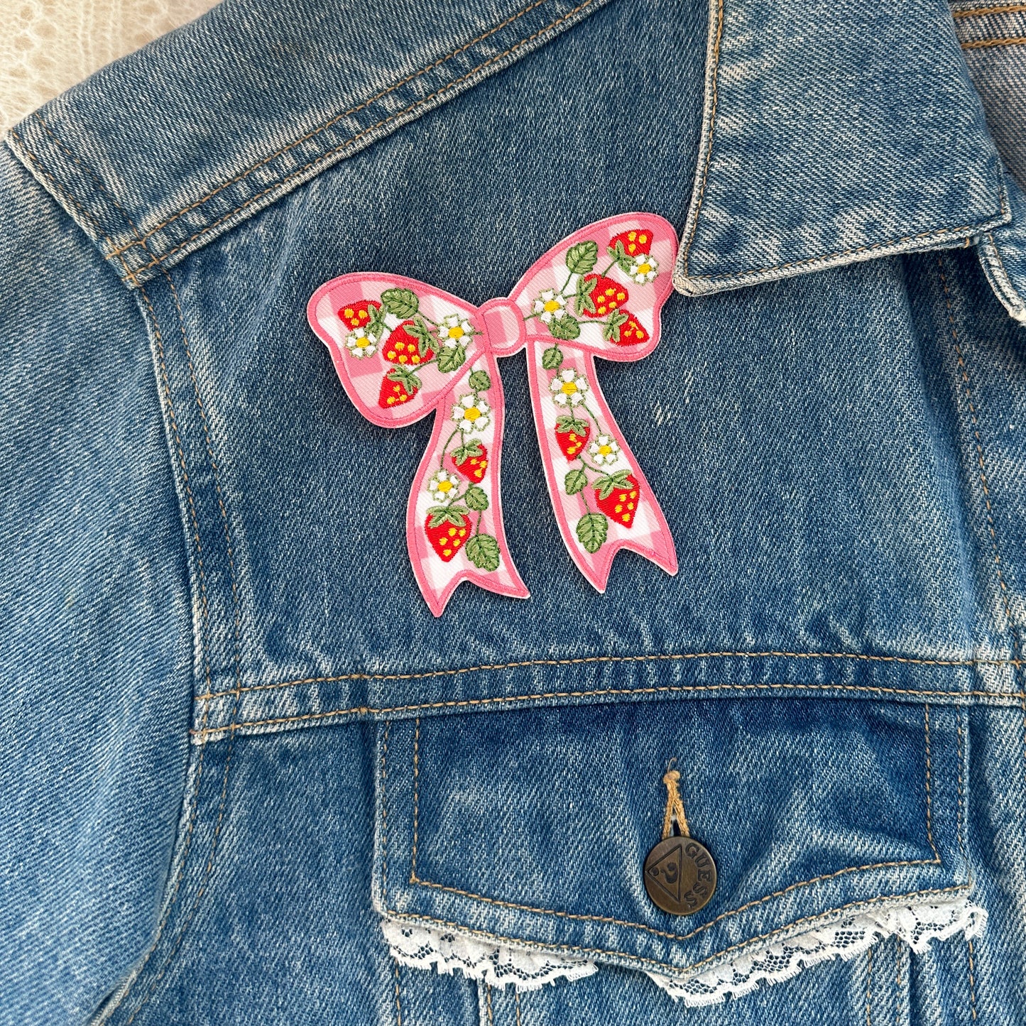 Strawberry Bow Patch