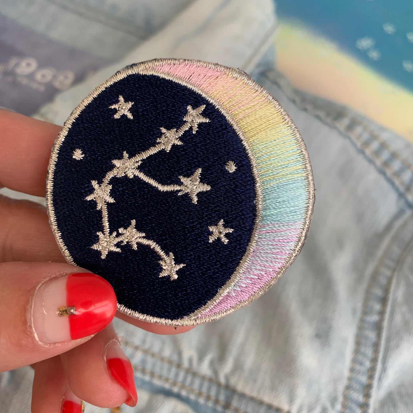 Zodiac Star Sign Constellation Patch