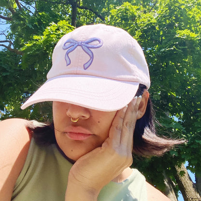 Bow Baseball Hat