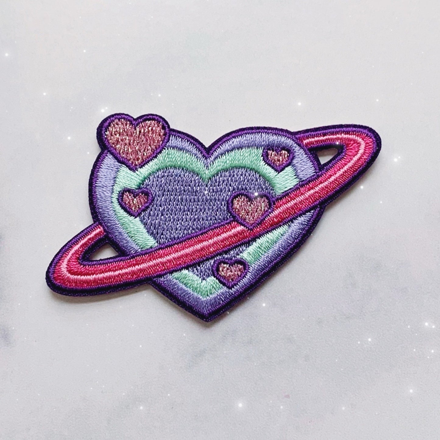 Heart Planet Patch