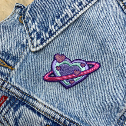 Heart Planet Patch