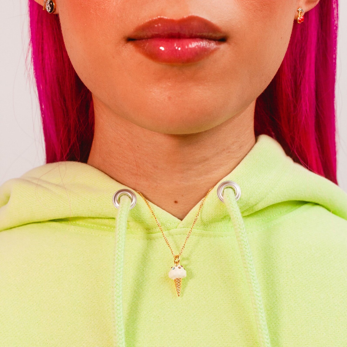 Ice Cream Cone Necklace