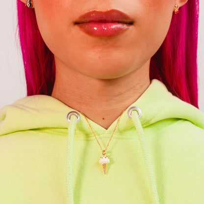 Ice Cream Cone Necklace