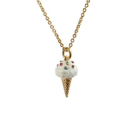 Ice Cream Cone Necklace