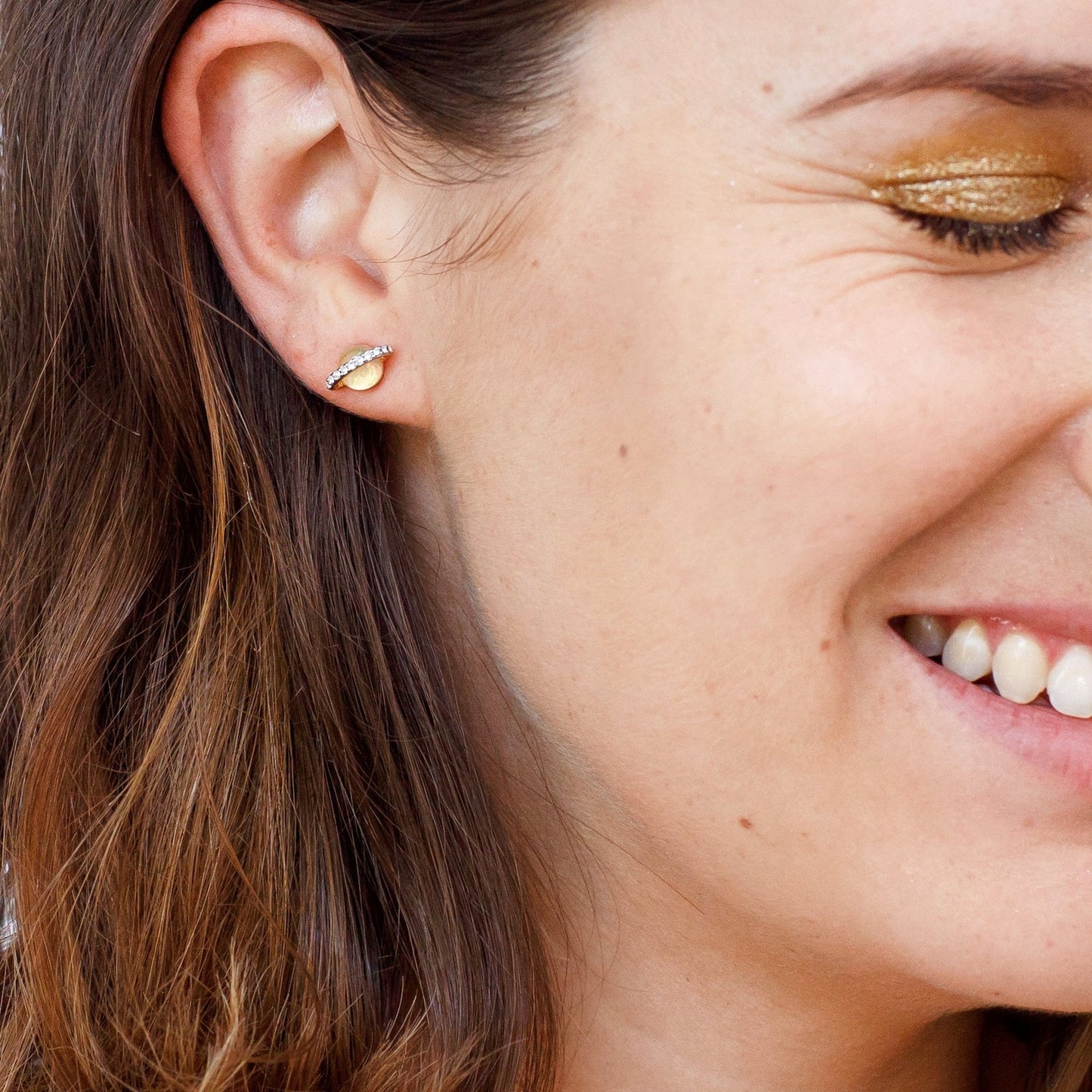 Planet & Shooting Star Mismatched Earrings